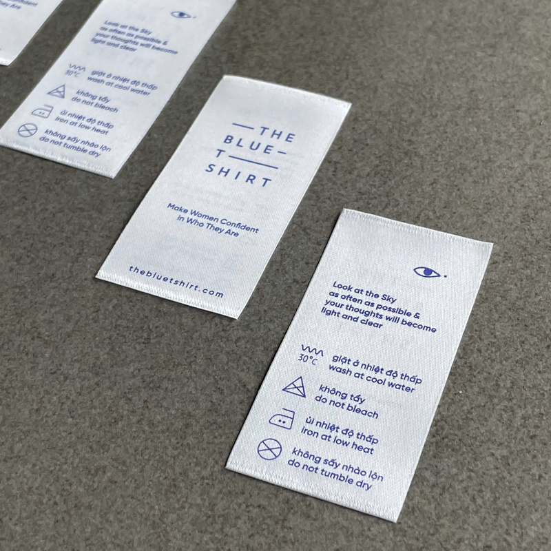 Nhãn dệt, nhãn in